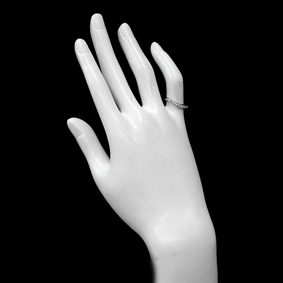 Diamond 0.15ct Ring Platinum Size4.75-5(US)