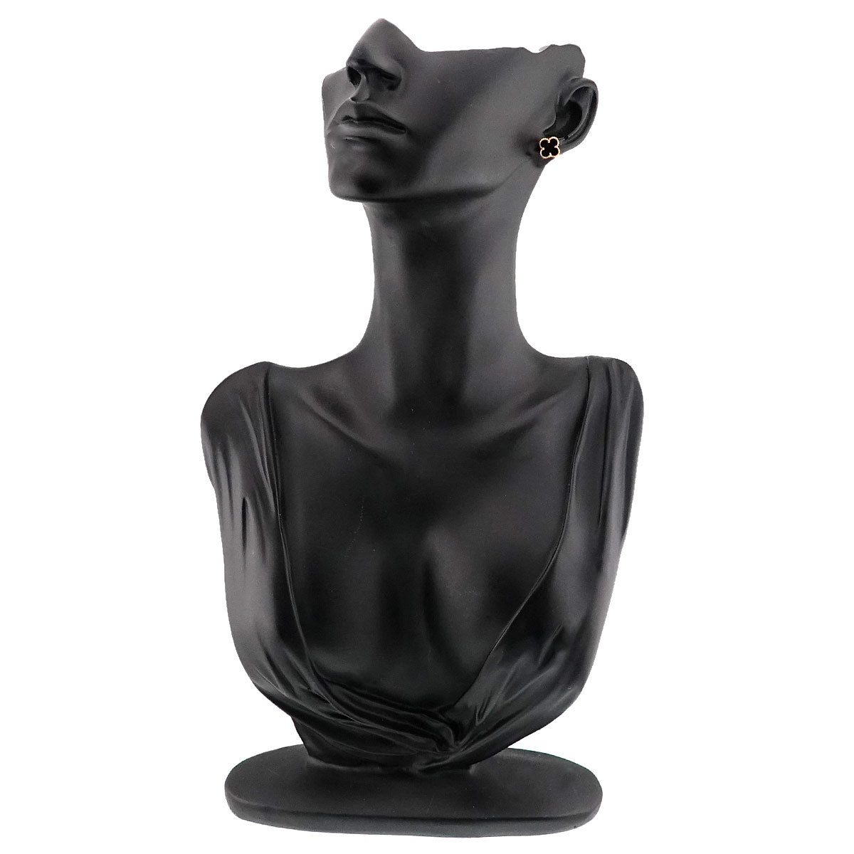 Sweet Alhambra Onyx Earring 18K YG One Piece only