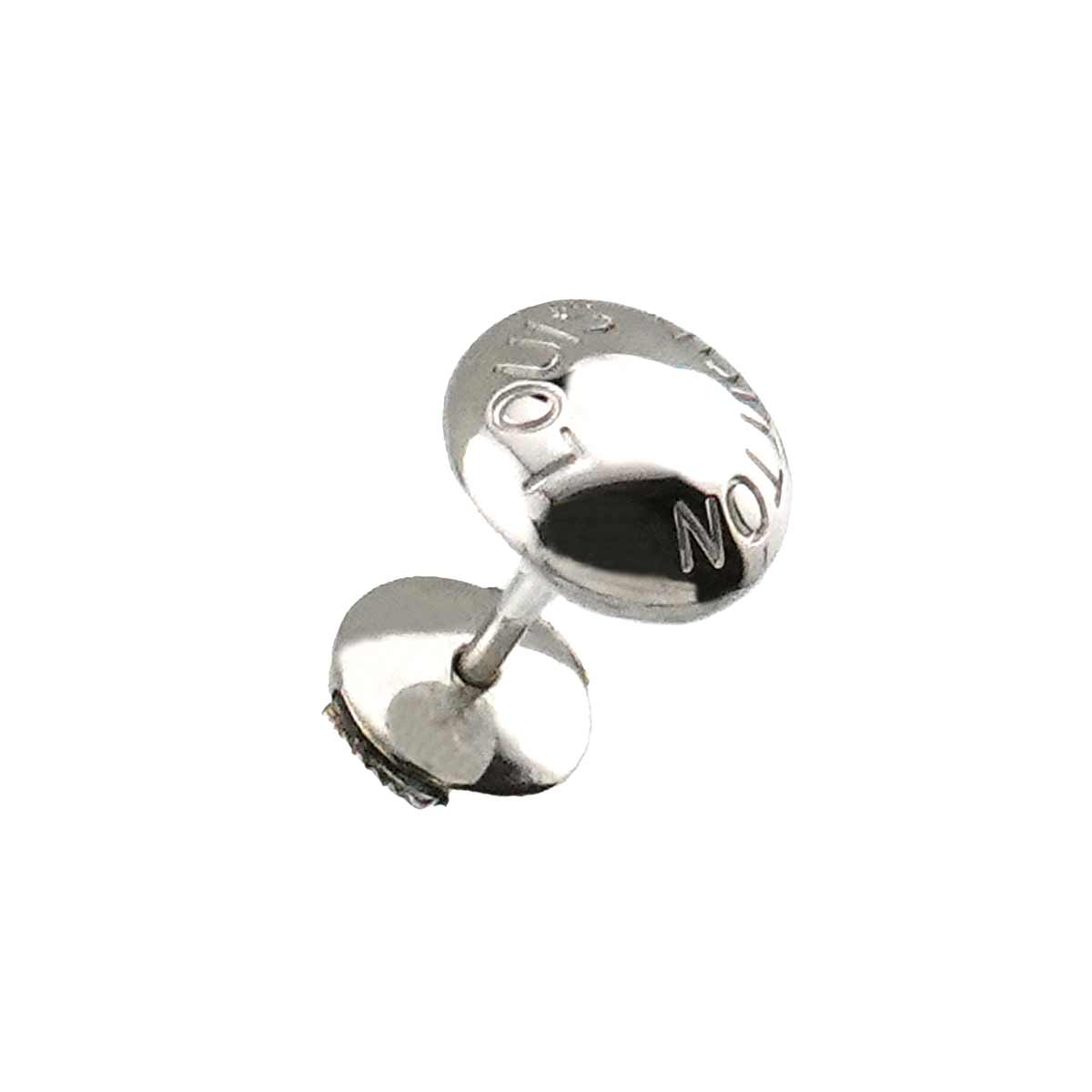 Earring Pierced 18K WG 750 One piece only