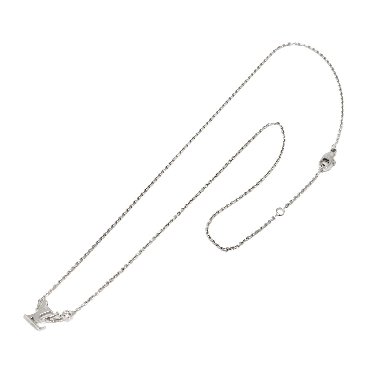 Blossom Diamond Necklace 18K WG 750