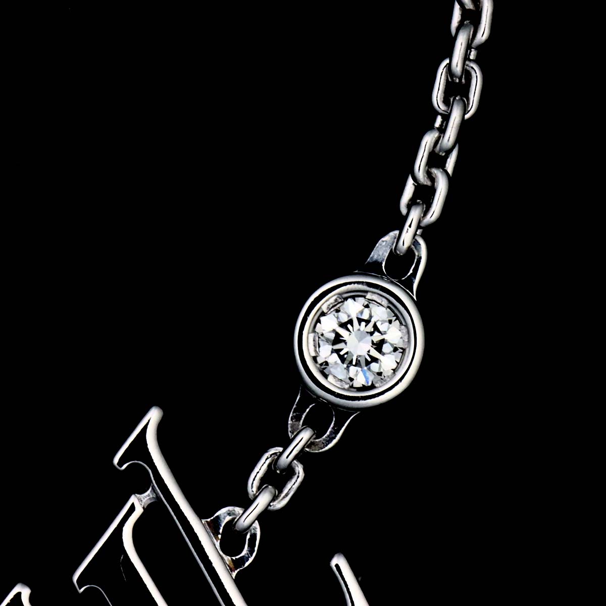 Blossom Diamond Necklace 18K WG 750