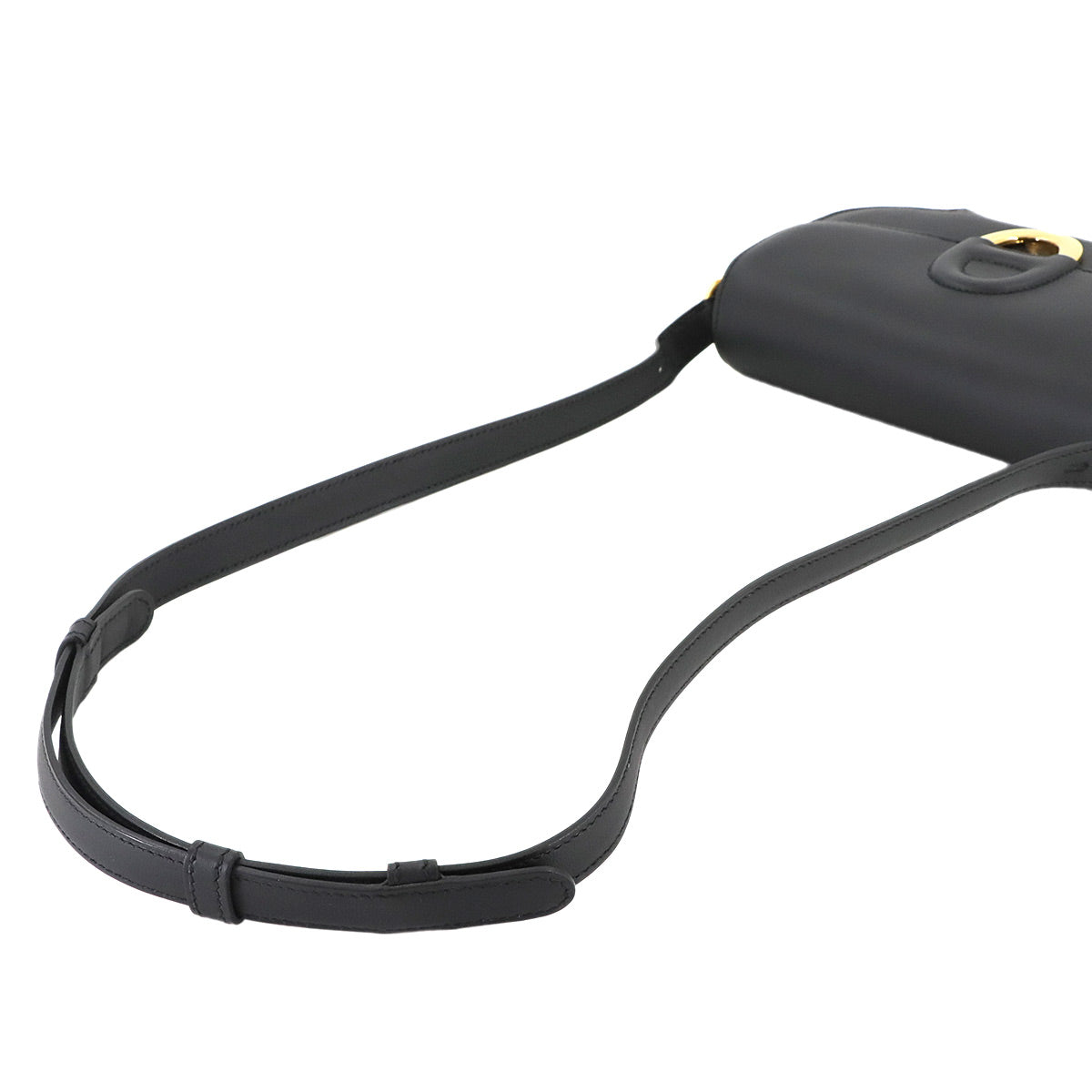 Mini Cherche Midi Shoulder Bag Veau Sombrero Black Purse