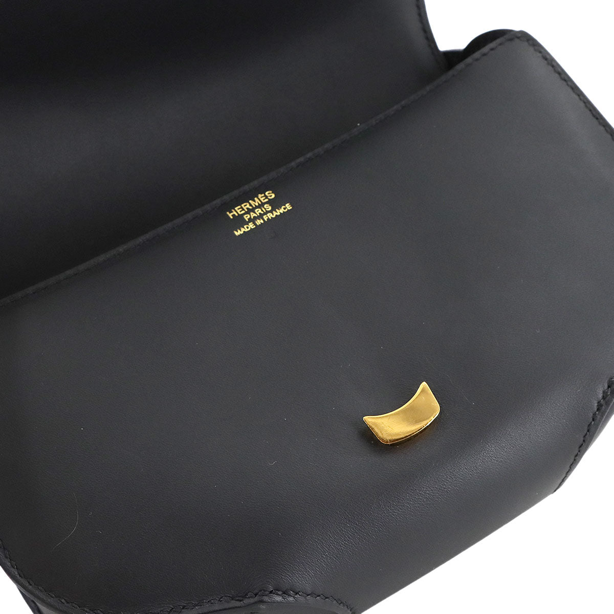 Mini Cherche Midi Shoulder Bag Veau Sombrero Black Purse