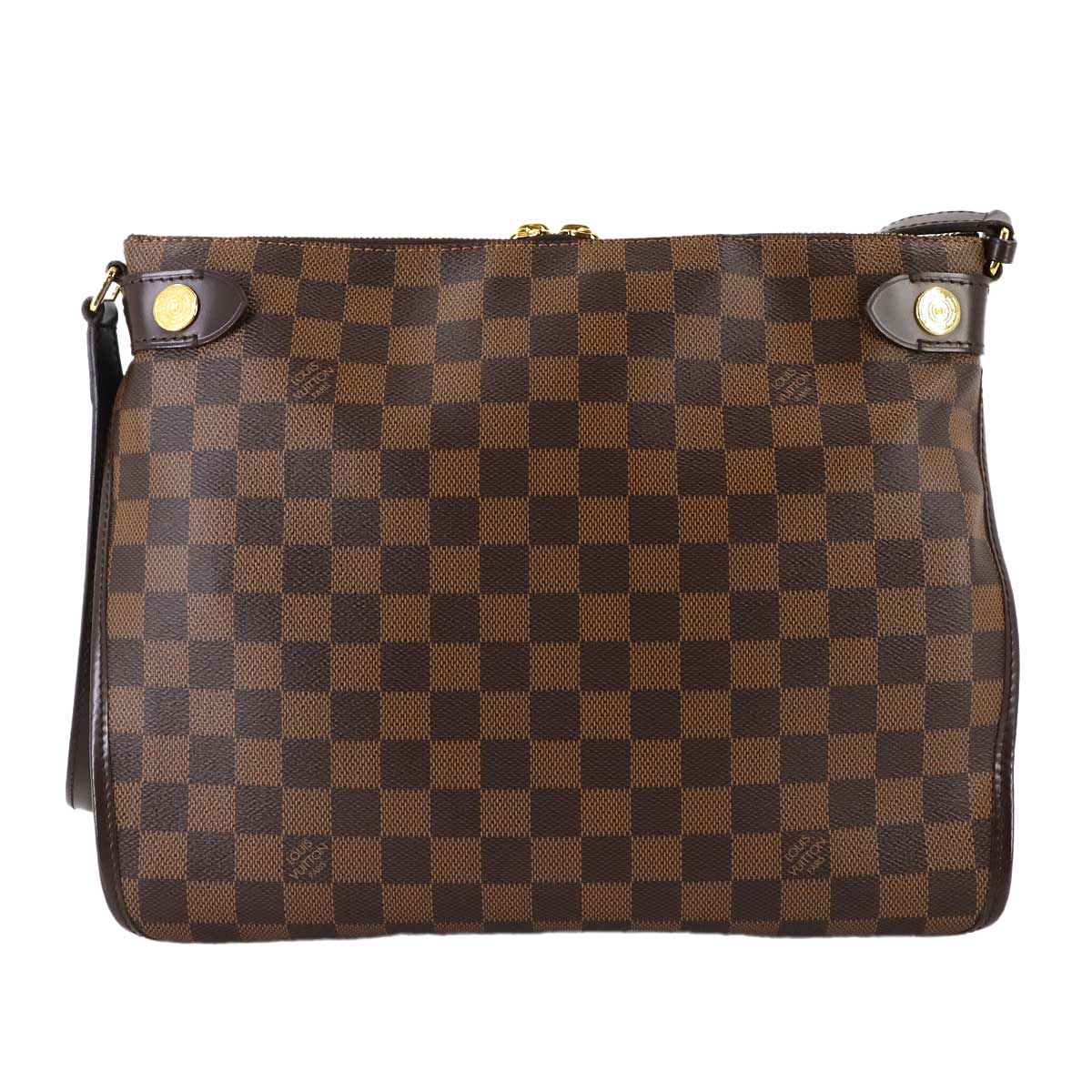 Damier Duomo Shoulder Bag Ebene Brown N41425 Purse