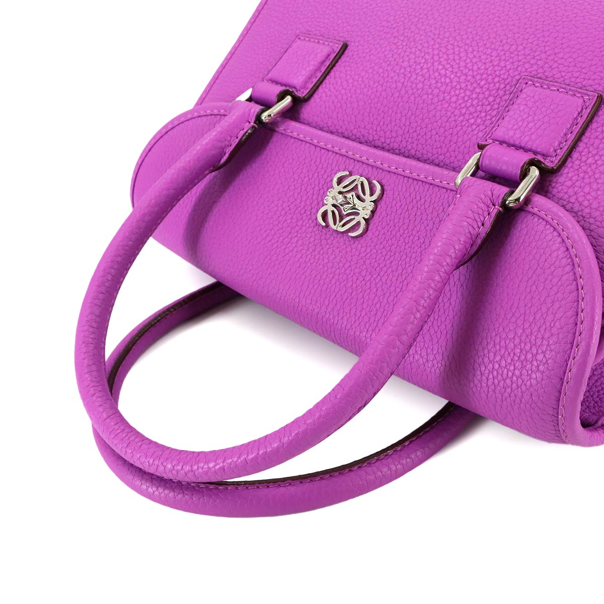 Alamo 28 Hand Shoulder Bag Leather Purplek Anagram Purse