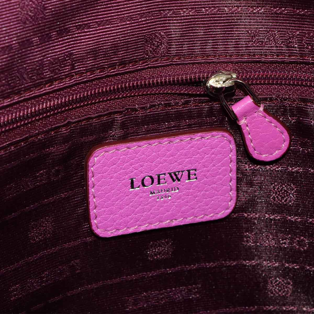 Alamo 28 Hand Shoulder Bag Leather Purplek Anagram Purse