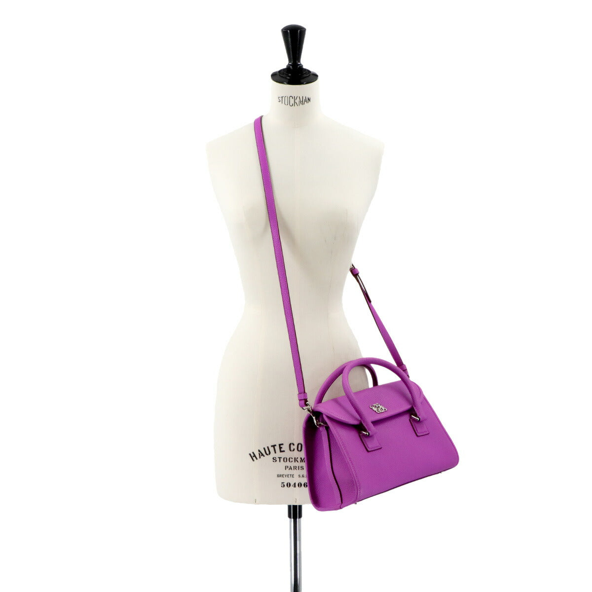 Alamo 28 Hand Shoulder Bag Leather Purplek Anagram Purse