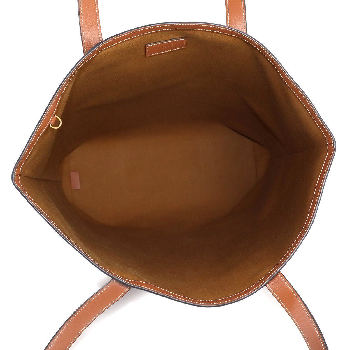 Triomphe Museum Tote Bag PVC Leather Tan 194542 Pouch Purse