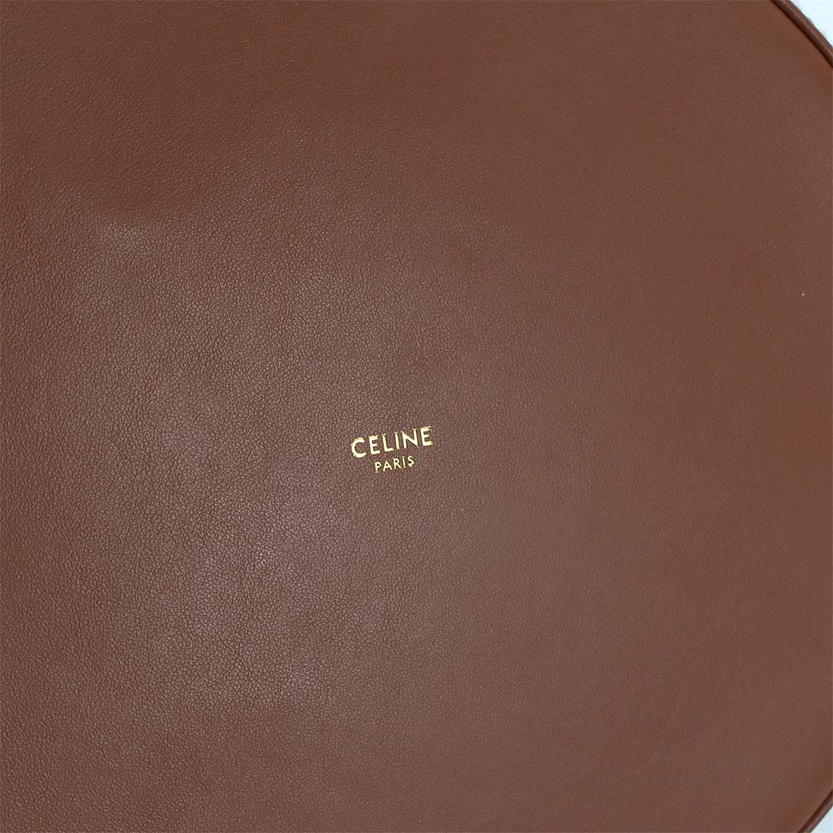 16 Bucket Bag Hand Shoulder Textile Leather Beige