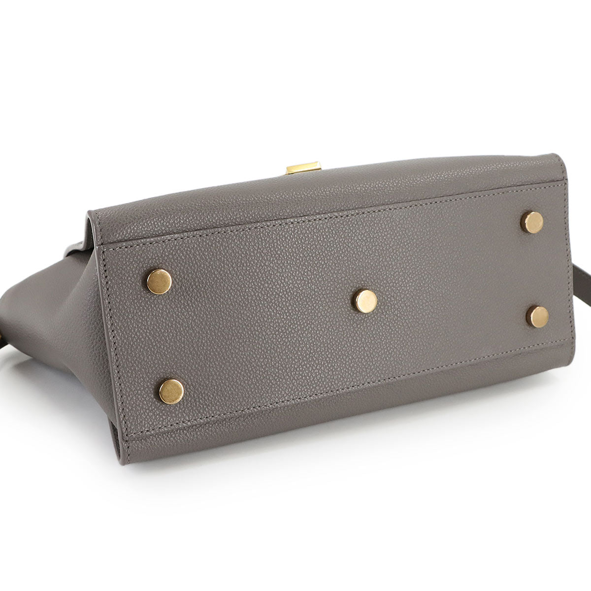 Downtown Baby Hand Shoulder Bag Leather Gray 635346