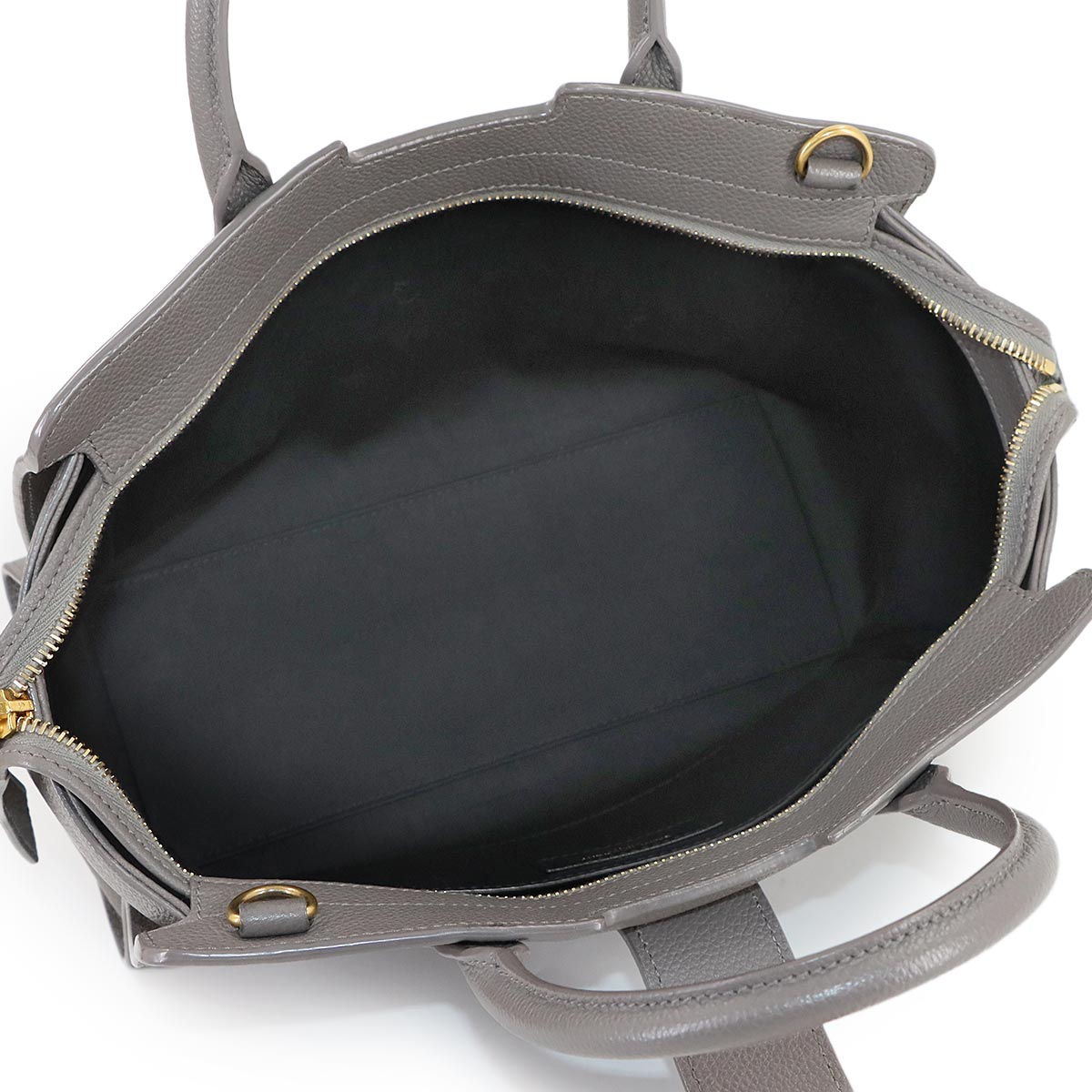 Downtown Baby Hand Shoulder Bag Leather Gray 635346