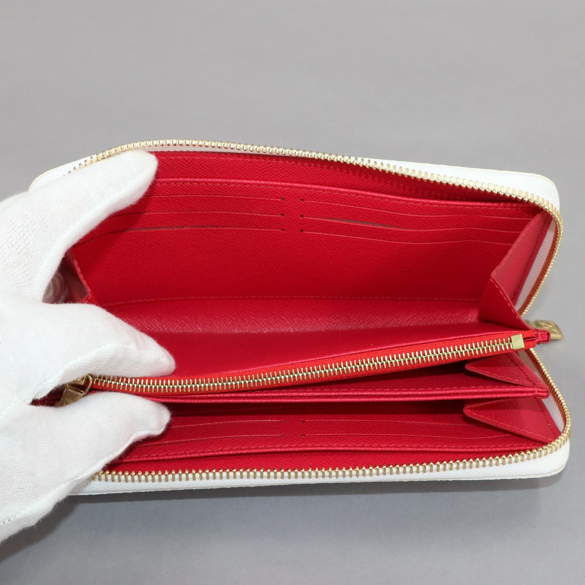 LV x TM Zippy Wallet Monogram Cherry White M14240 Purse