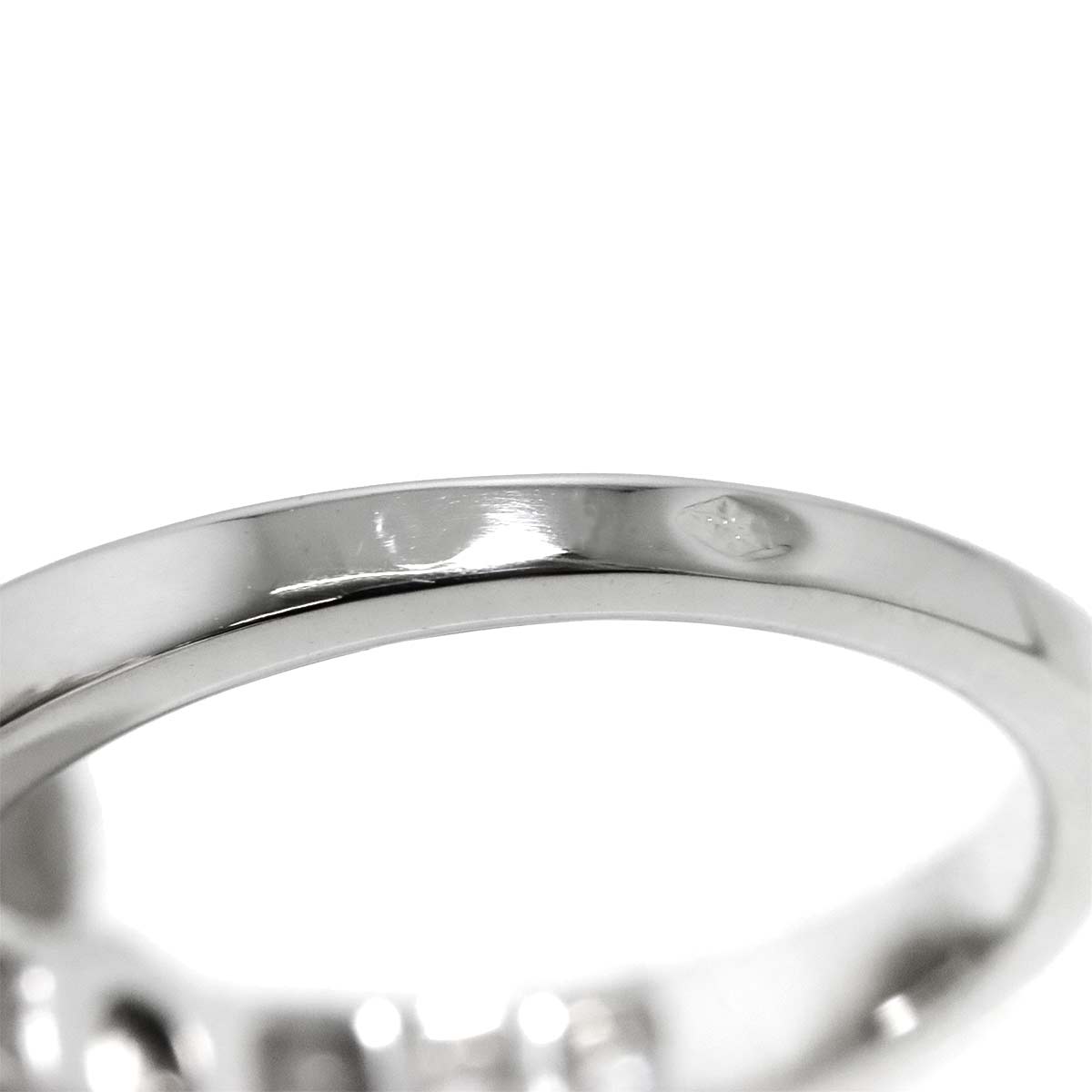 Fleurette Diamond Ring 18K WG 750 size47 4(US)