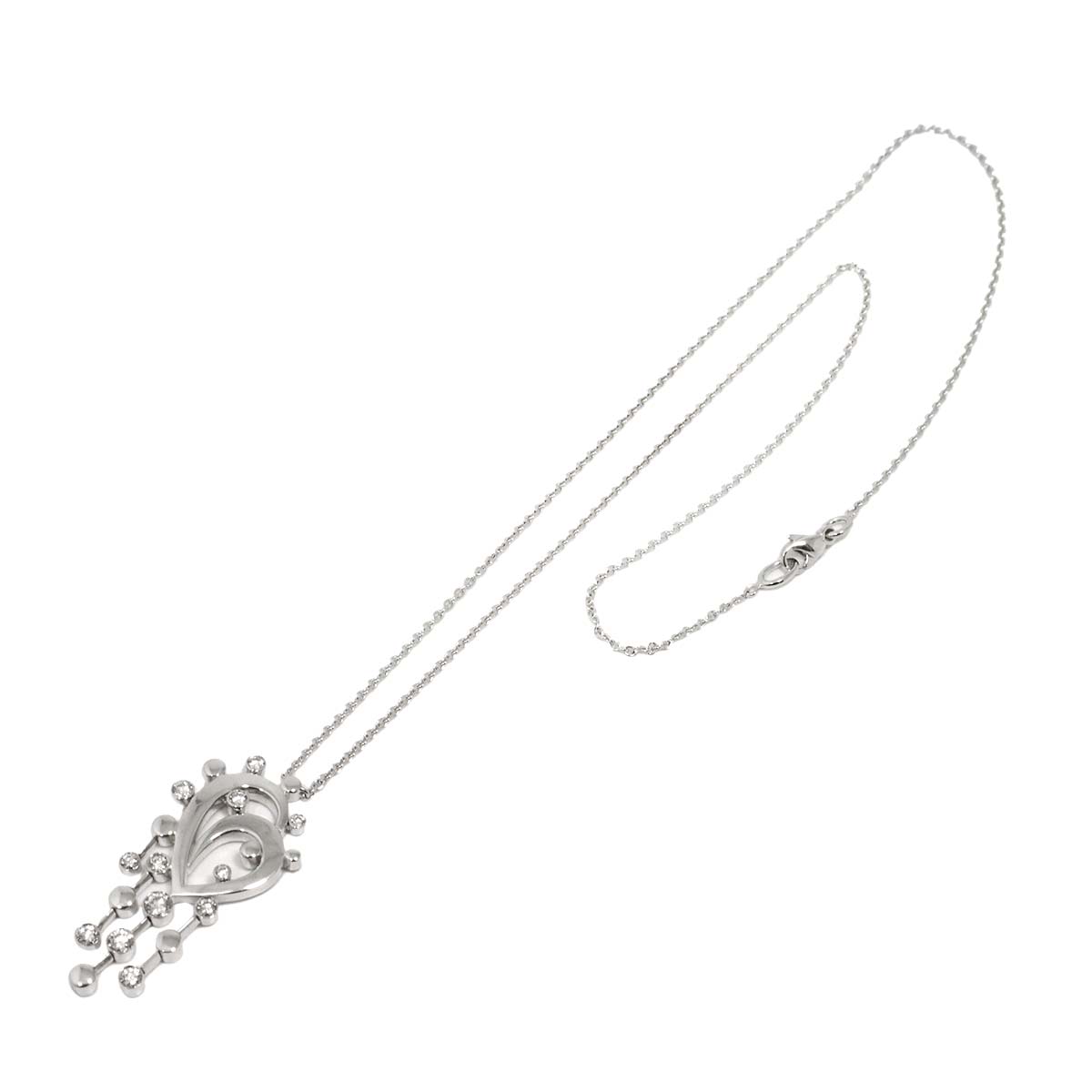 Diamond Necklace 18K WG 750