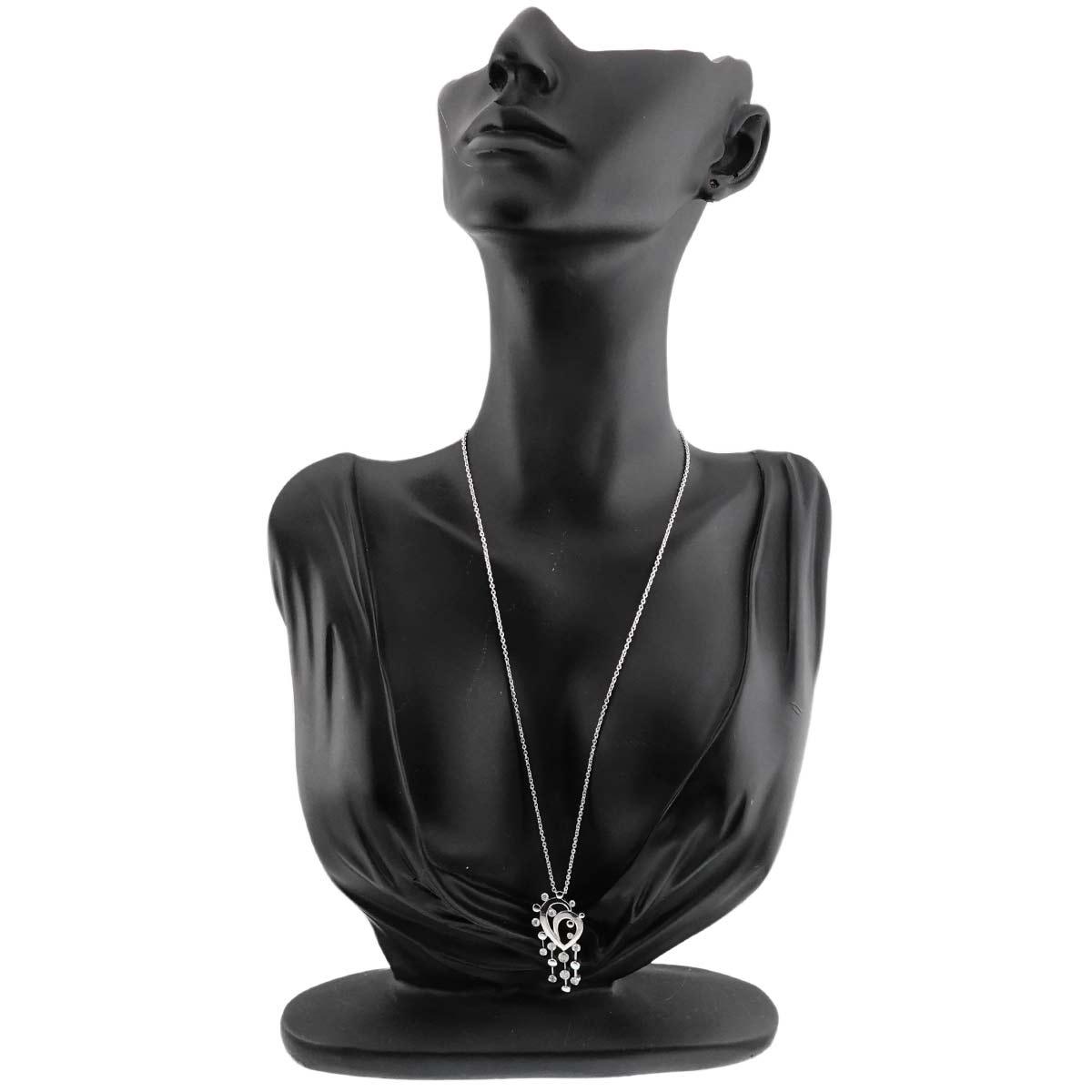 Diamond Necklace 18K WG 750