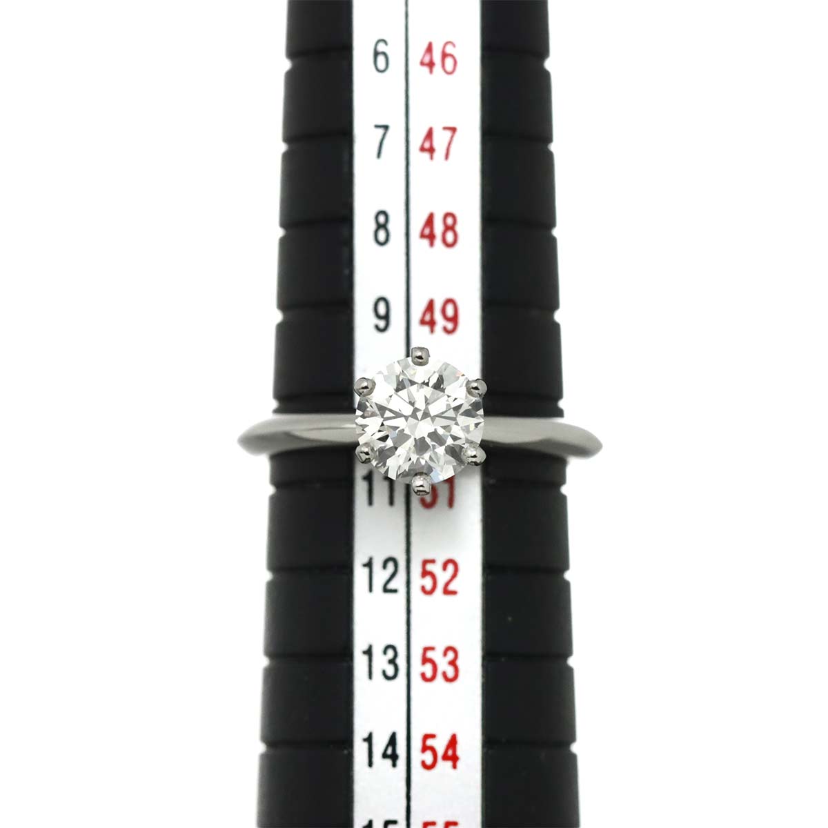 Diamond 1.08ct I/VS1/3EX Ring Pt Platinum Size5.25-5.5(US)