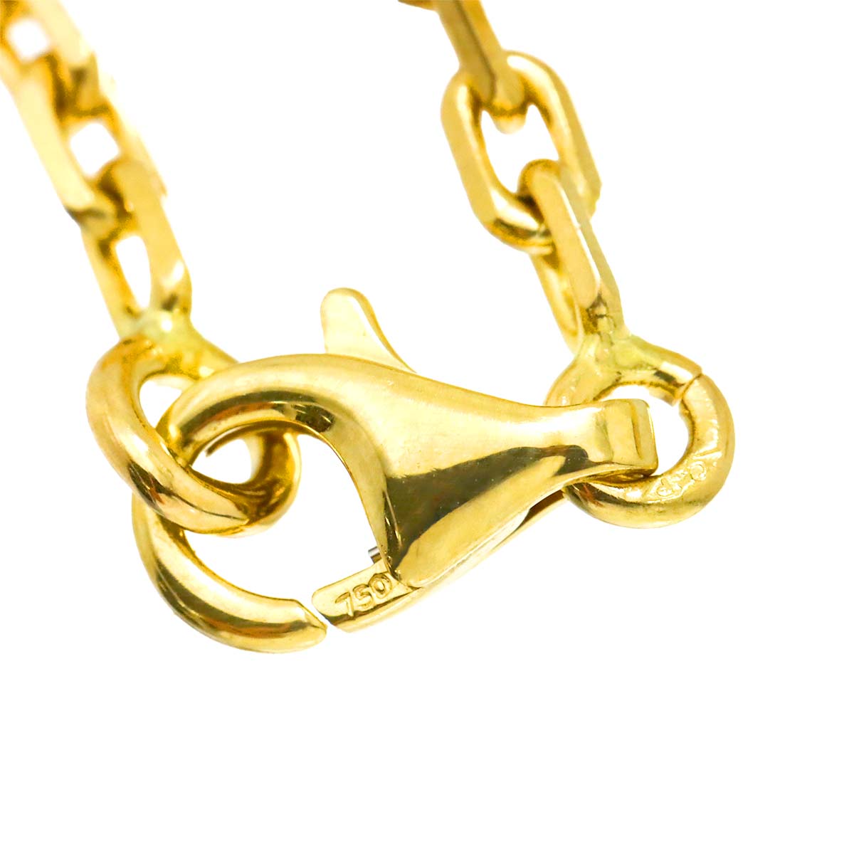 Vintage Alhambra Onyx 20P Necklace 18K YG 750
