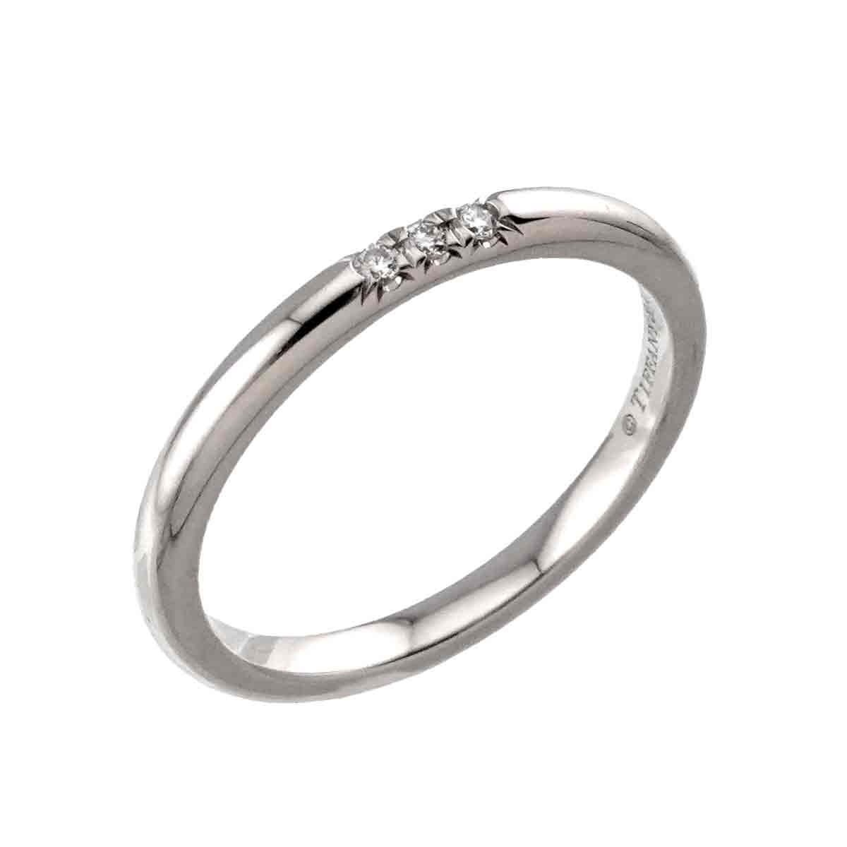 Forever Band Diamond Ring Platinum size5.25(US)