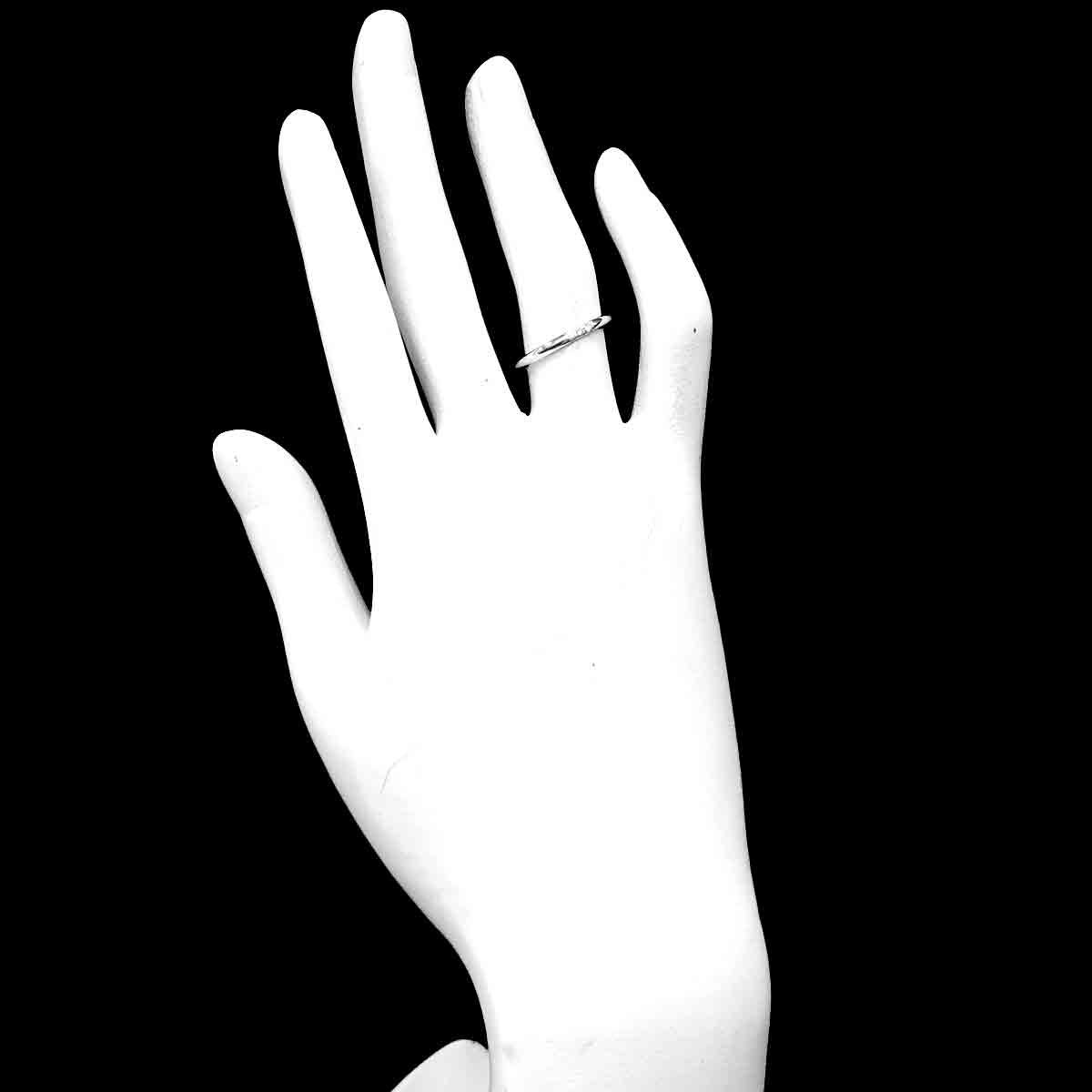 Forever Band Diamond Ring Platinum size5.25(US)