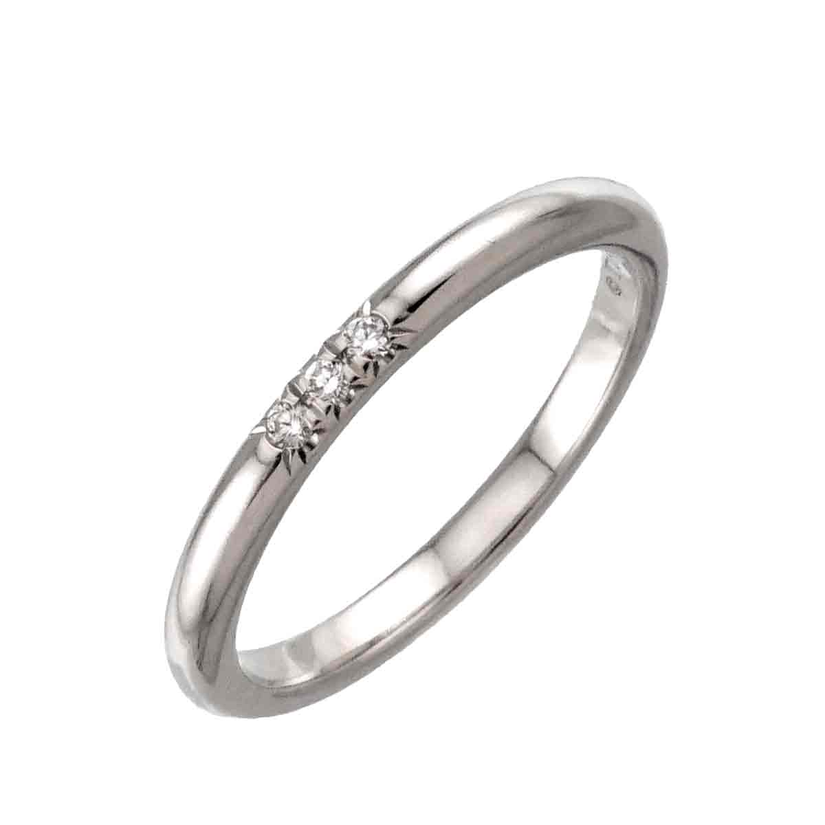 Forever Band Diamond Ring Platinum size5.25(US)