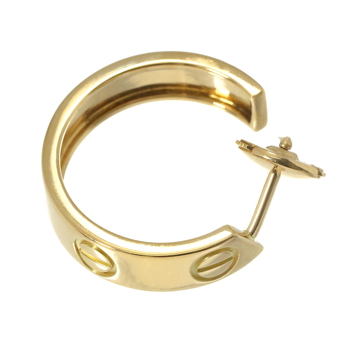 Love Earring Pierced 18K YG 750 Left ear One Piece only