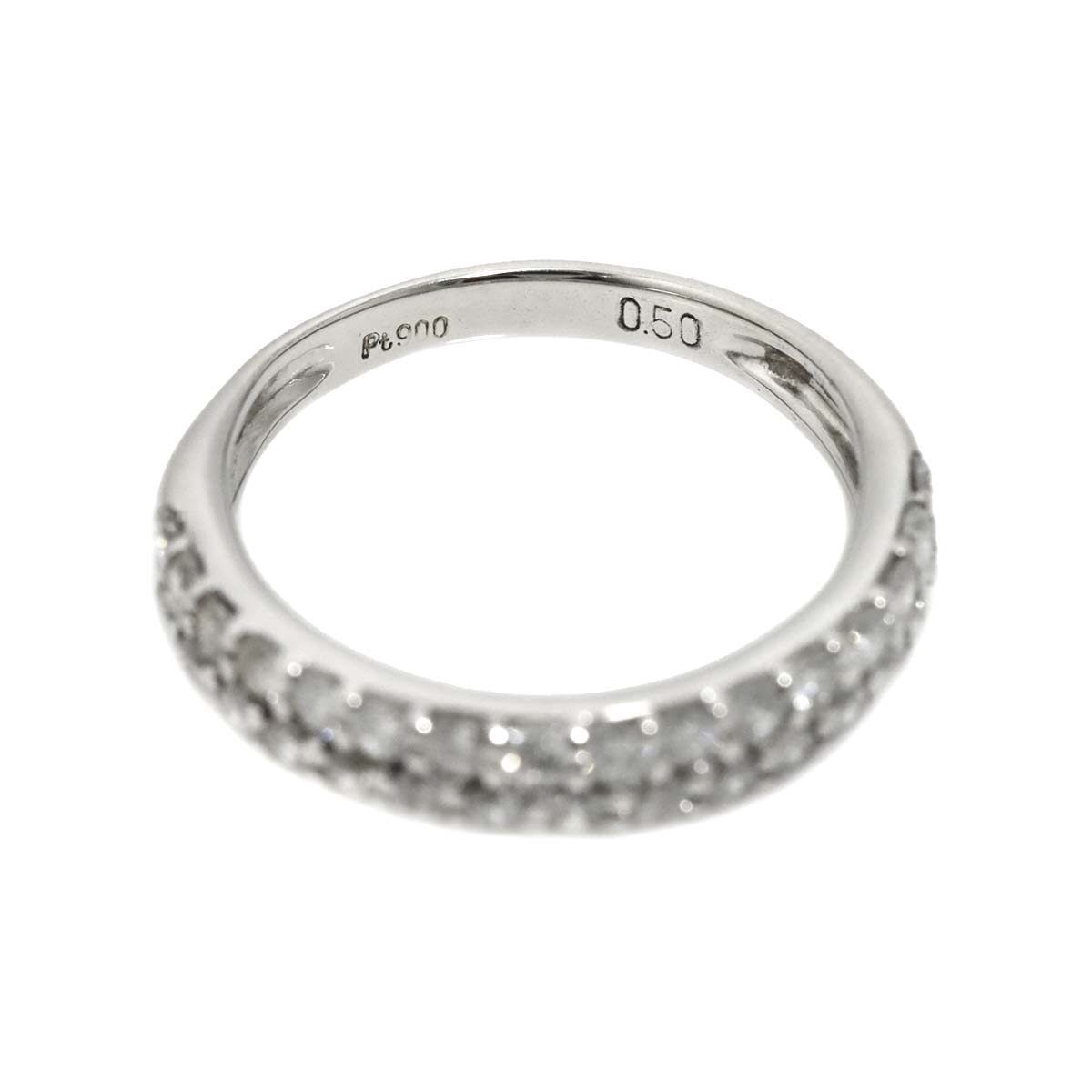 Diamond 0.50ct Ring Pt Platinum size2-2.25(US)