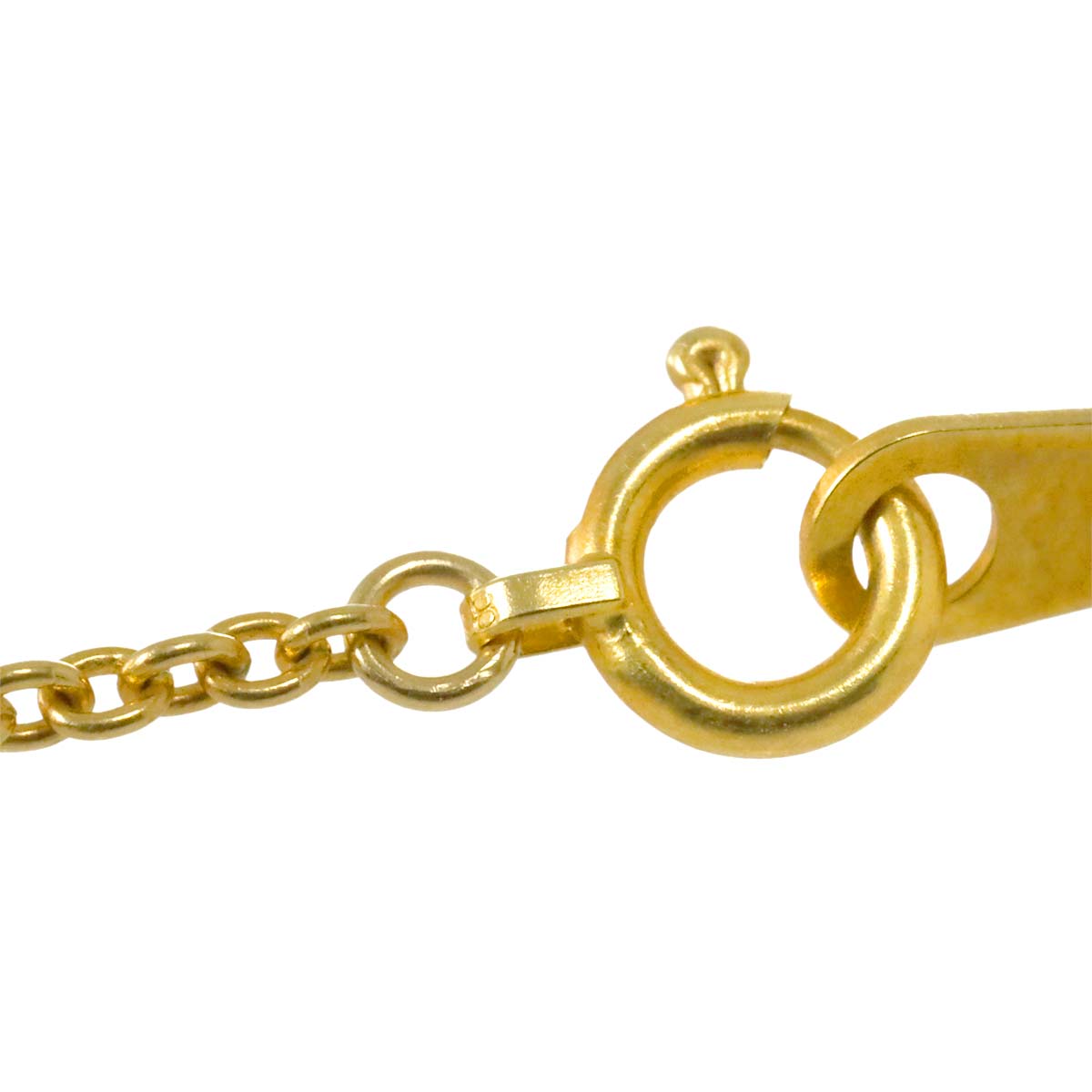 Diamond 0.38ct Necklace 18K YG Yellow Gold 750