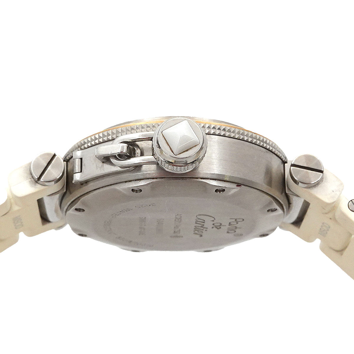 Pasha Seatimer W3140001 750 PG Date Silver Dial Ladies Watch