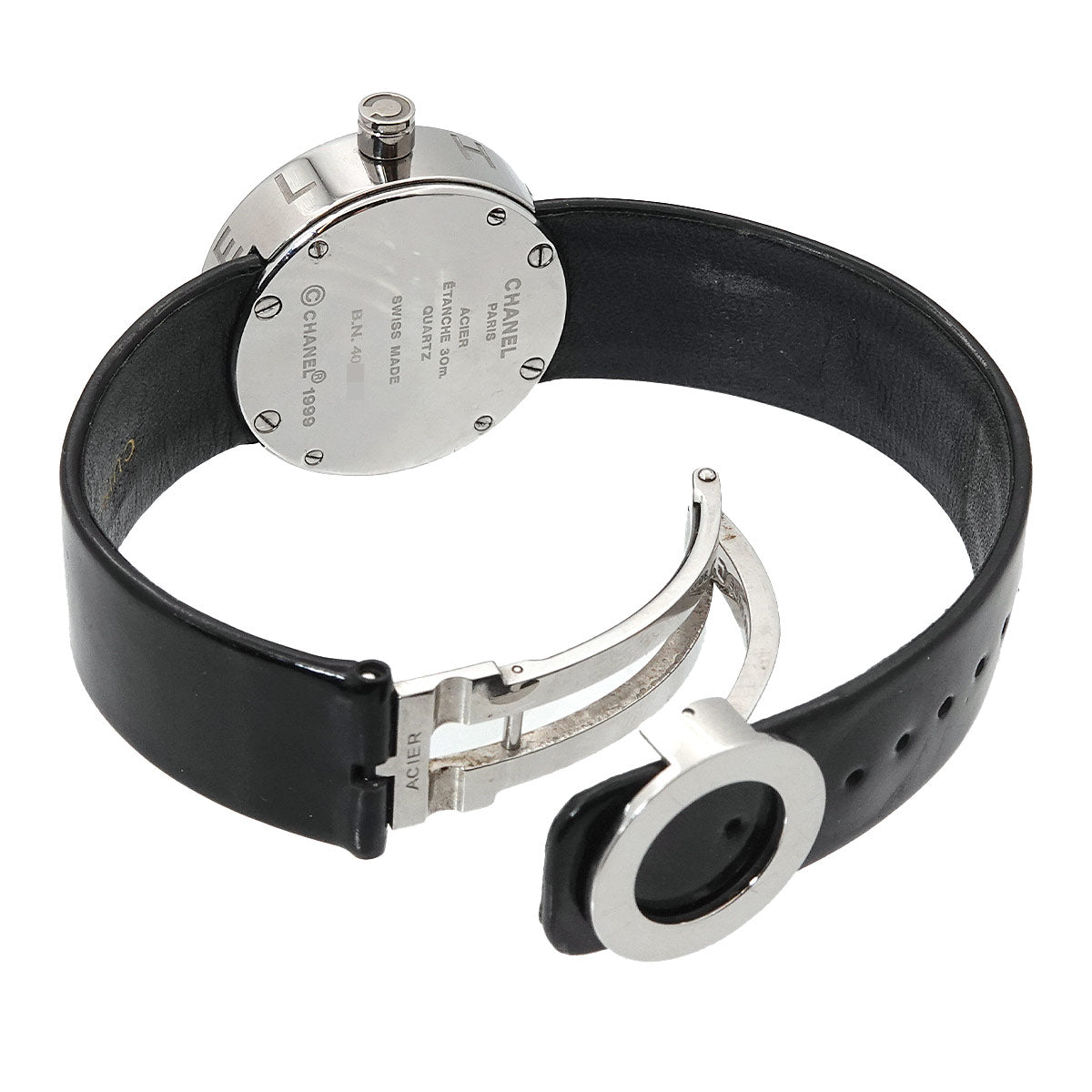 La Ronde H0579 Quartz Black Dial Enamel Ladies Watch