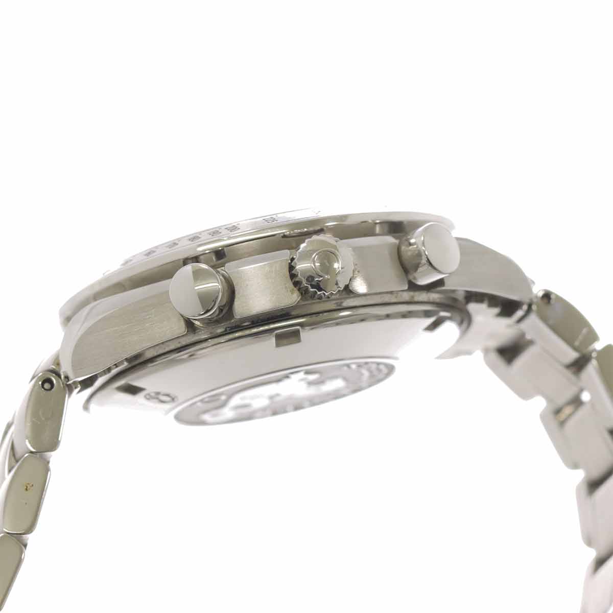 Speedmaster 3221 30 Triple calendar Chronograph Silver Dial