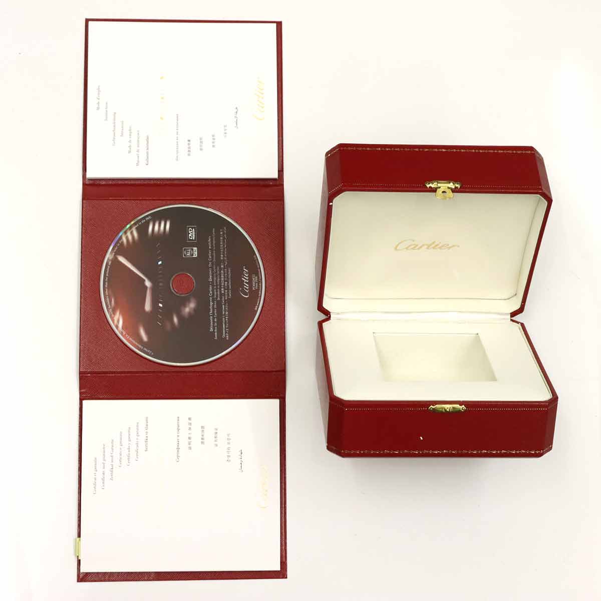 Santos Demoiselle SM W25075Z5 Quartz Pink Shell Dial Ladies