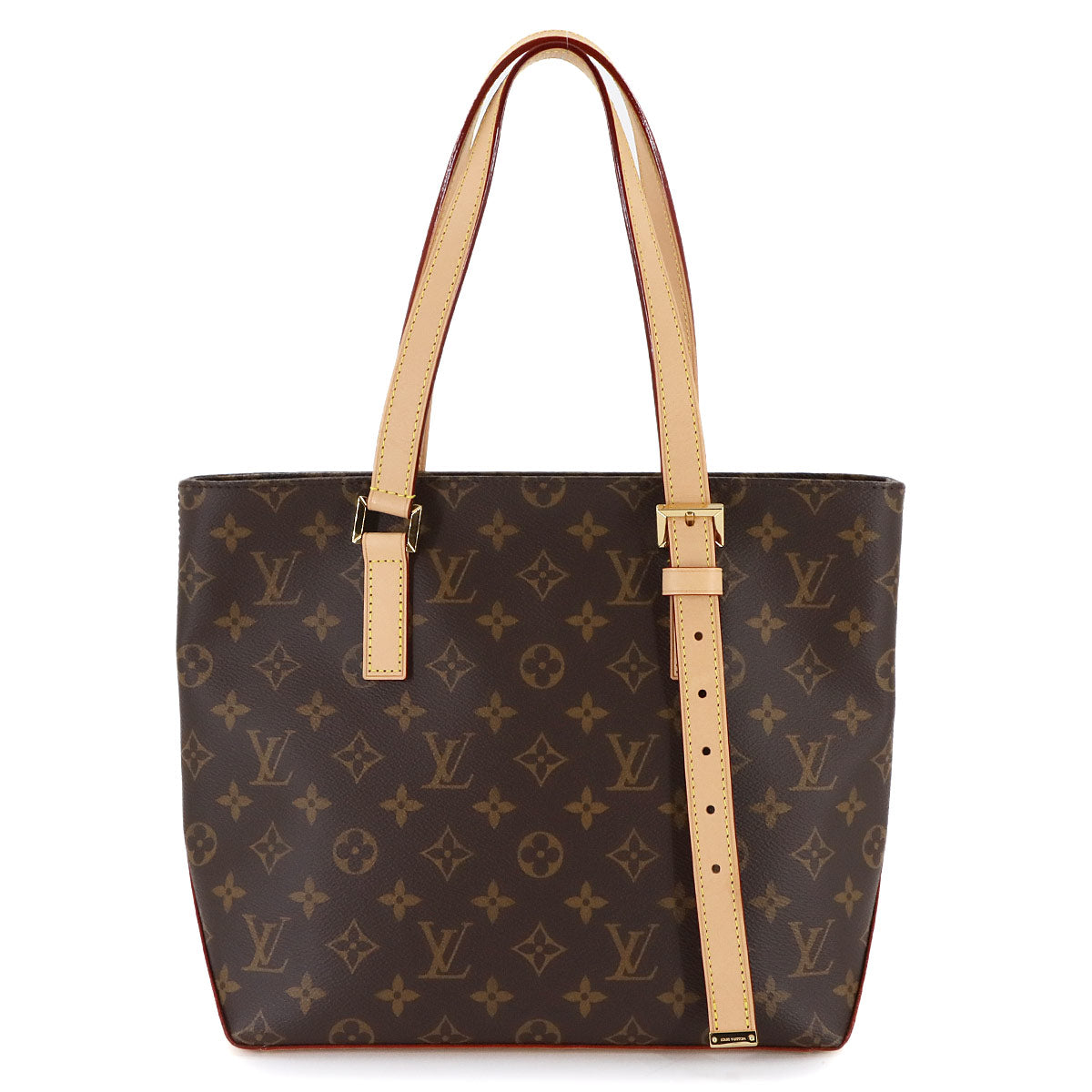 Monogram Piano Tote Bag Brown M12095 Purse