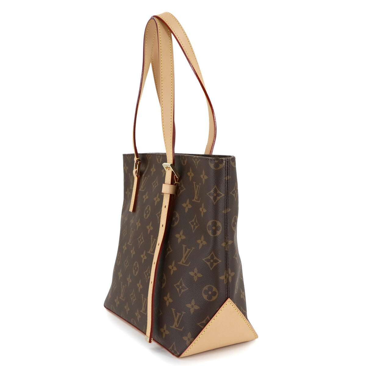 Monogram Piano Tote Bag Brown M12095 Purse