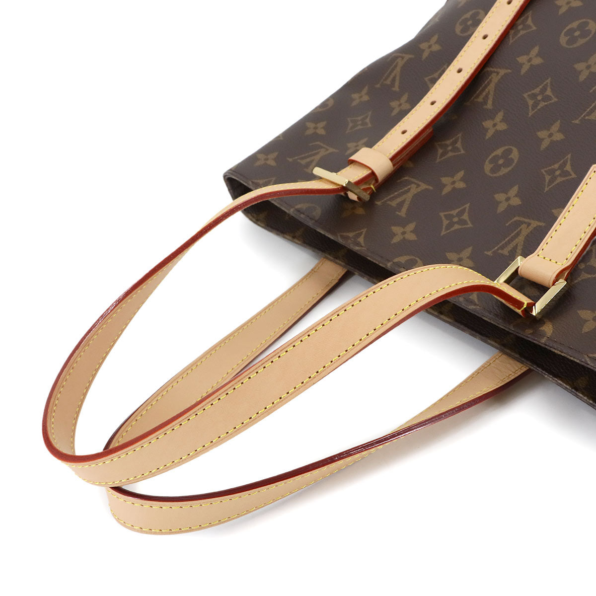 Monogram Piano Tote Bag Brown M12095 Purse