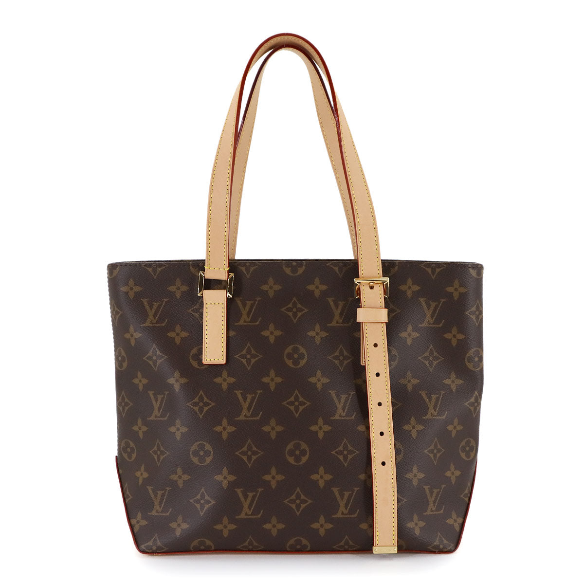 Monogram Piano Tote Bag Brown M12095 Purse