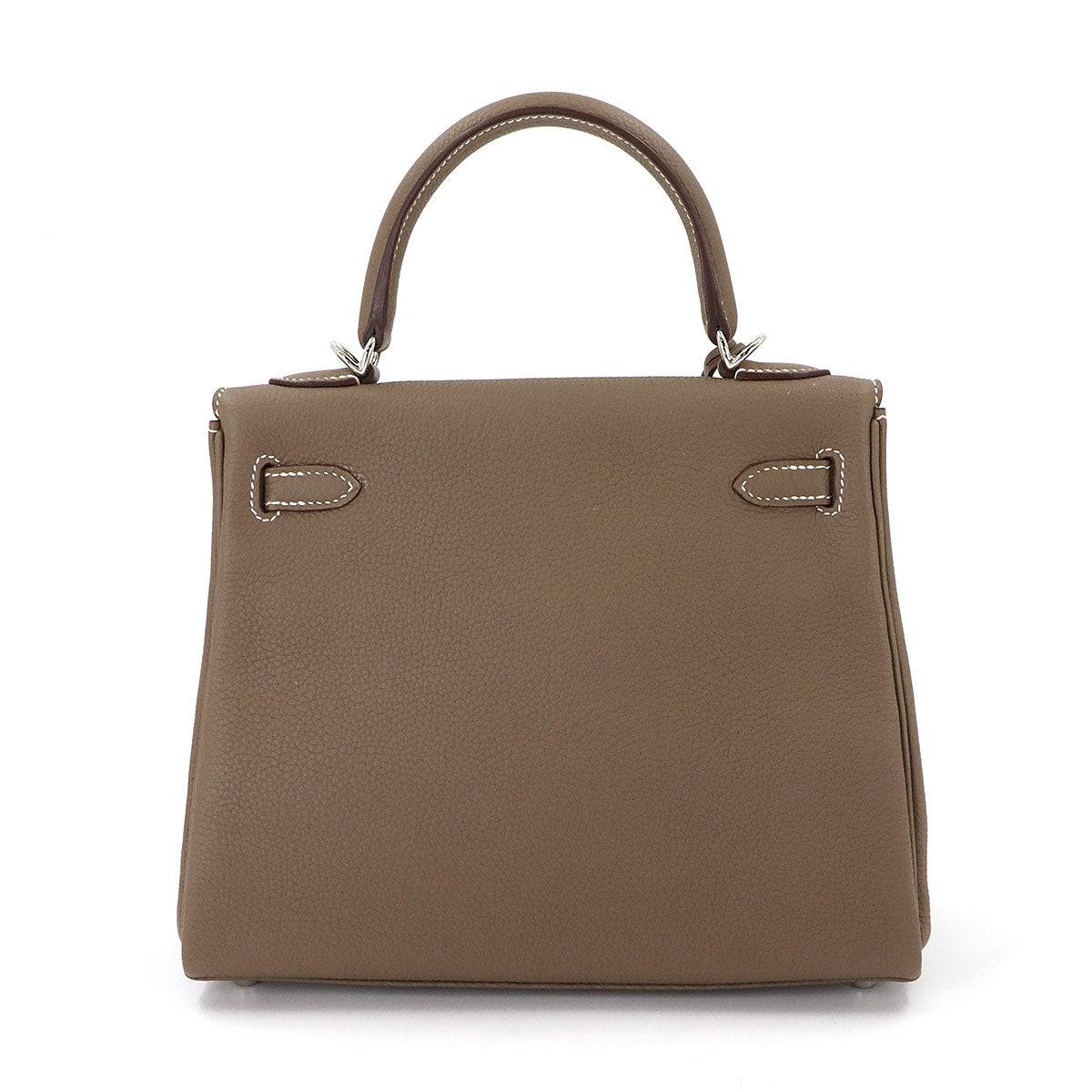 Kelly 25 2way Hand Shoulder Bag Togo Etoupe Purse