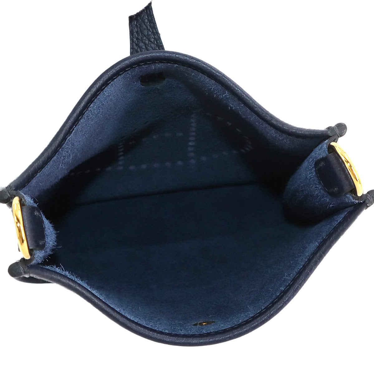 Evelyne Amazone TPM Shoulder Bag Taurillon Clemence Bleu Nuit