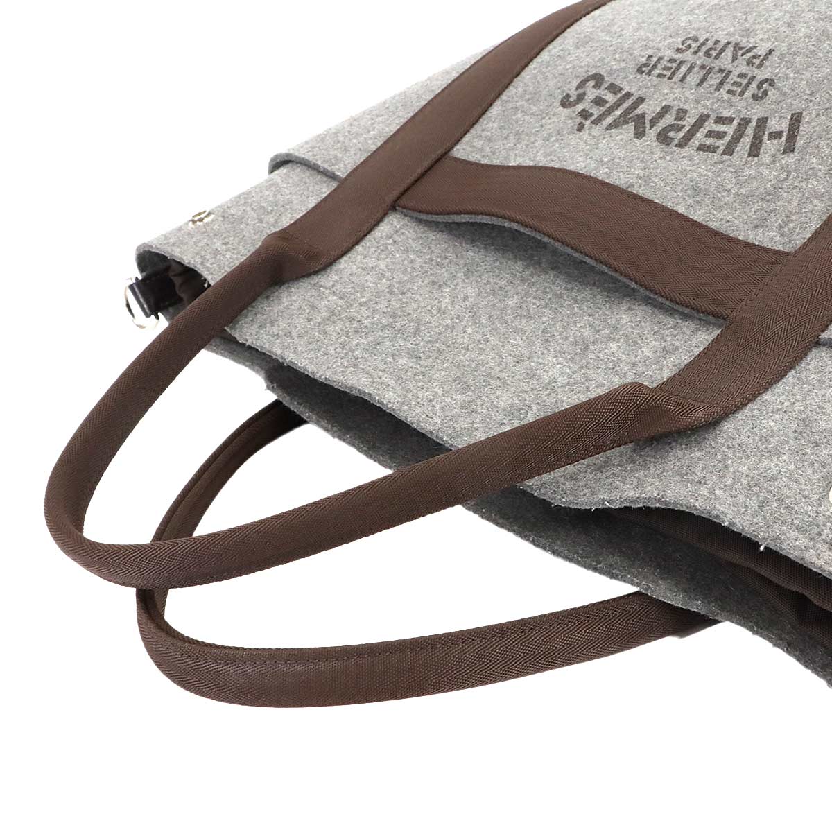 Sac De Pansage Groom Tote Shoulder Bag Felt Gris Moyen