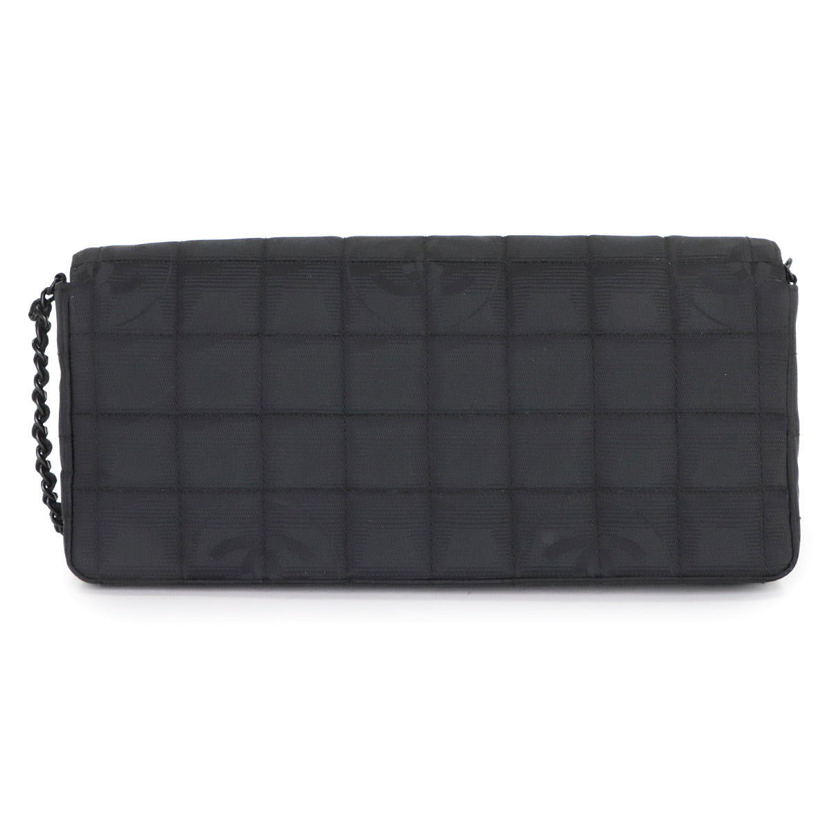 New Travel Line Cahin Shoulder Bag Nylon Leather Black A15316