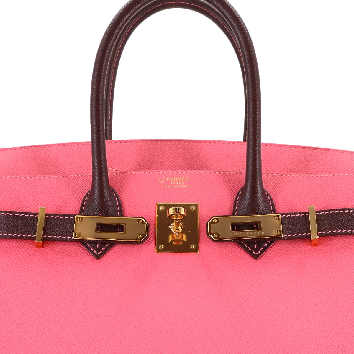 Birkin 30 SPO Personal order Hand Bag Epsom Rose Azalee