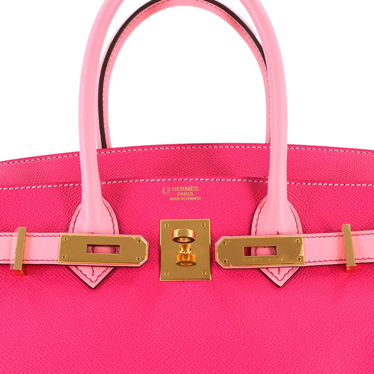 Birkin 30 Personal SPO Epsom Rose Tyrien Rose Confetti Hand Bag