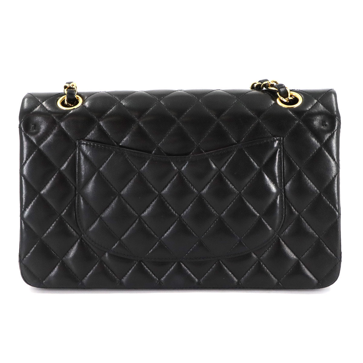 Matelasse 25 Chain Shoulder Bag Leather Black A01112 11.12