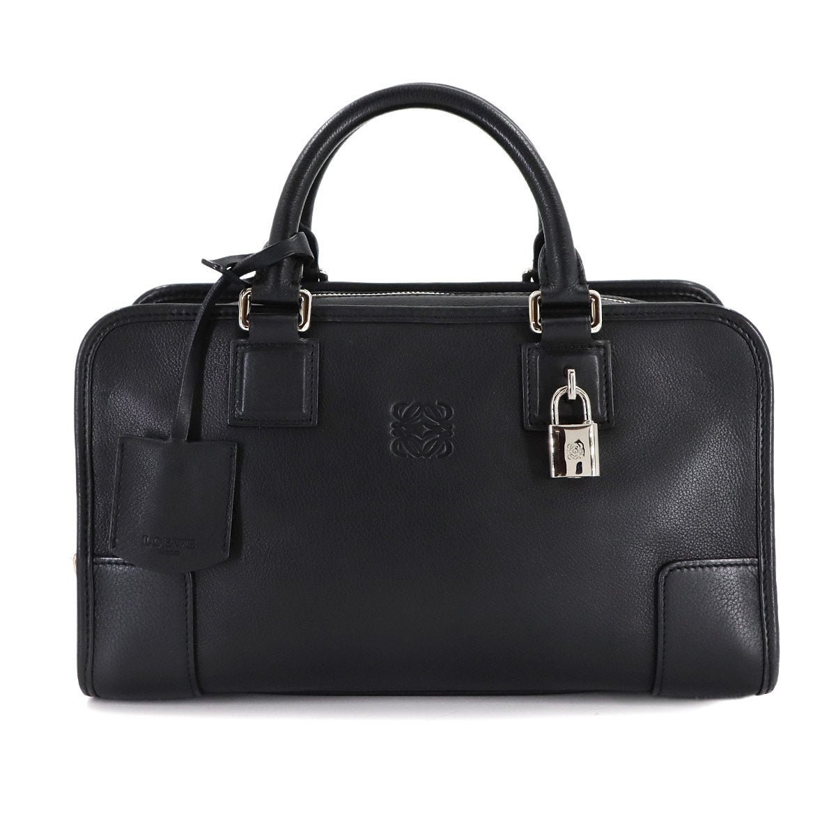 Amazona 28 Hand Bag Leather Black 352.79.A03 Anagram Purse