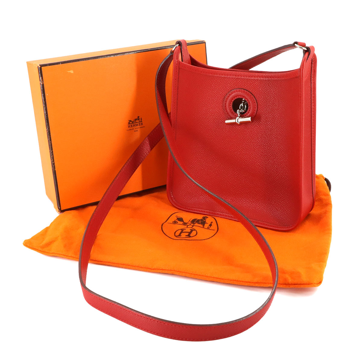 Vespa TPM Shoulder Bag Epsom Vermillon Purse