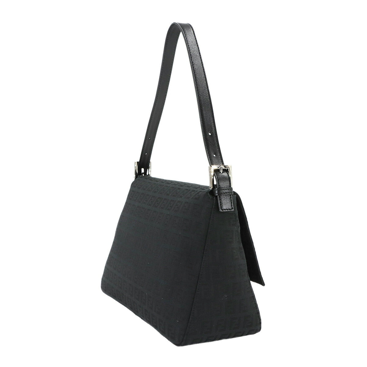 Zucchino Mamma Baguette Shoulder Bag Canvas Black 8BR001