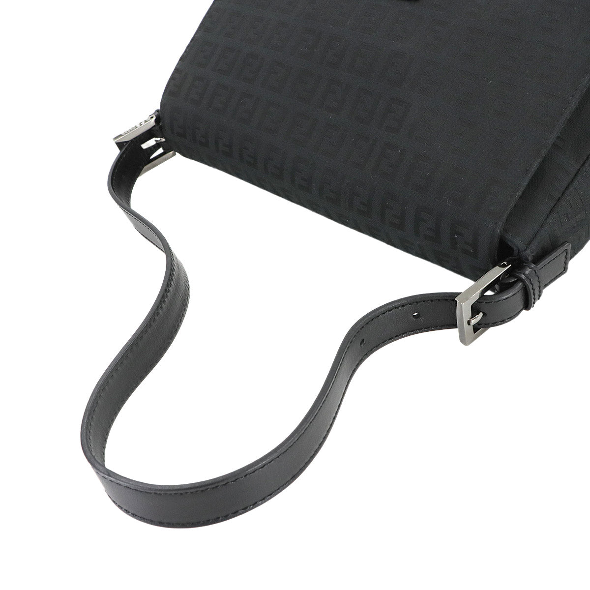 Zucchino Mamma Baguette Shoulder Bag Canvas Black 8BR001