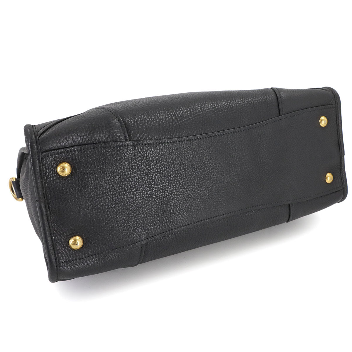 Hand Shoulder Bag Leather Black BL0639 Purse