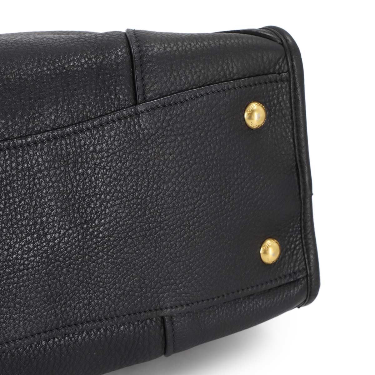 Hand Shoulder Bag Leather Black BL0639 Purse