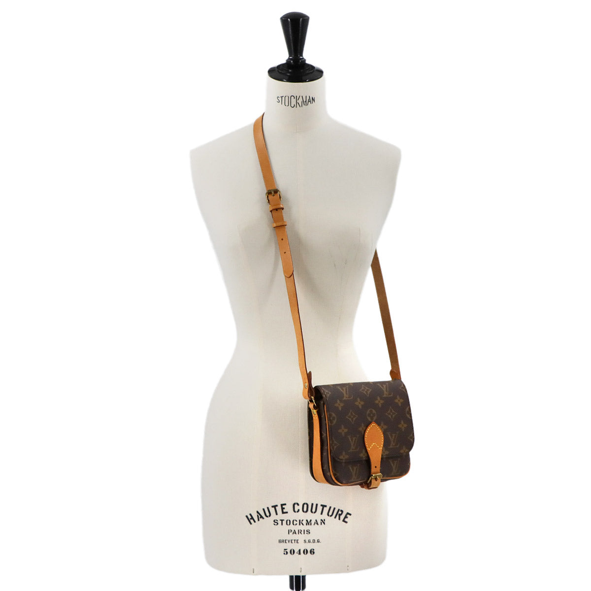 Monogram Mini Cartouchiere Shoulder Bag Brown M51254