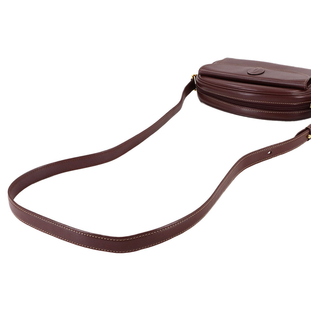 Must Line Shoulder Bag Leather Bordeaux Purse